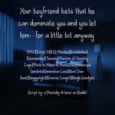 Your boyfriend bets that he can dominate you ... - Audio cover